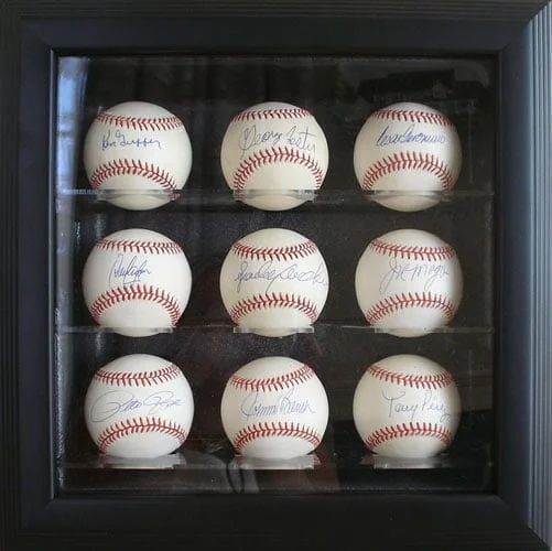 Big Red Machine 9 Ball Set - Autographed with Inscriptions and WS