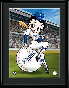 At The Plate - Los Angeles Dodgers - Framed Fine Art Giclee - Classic  Moments