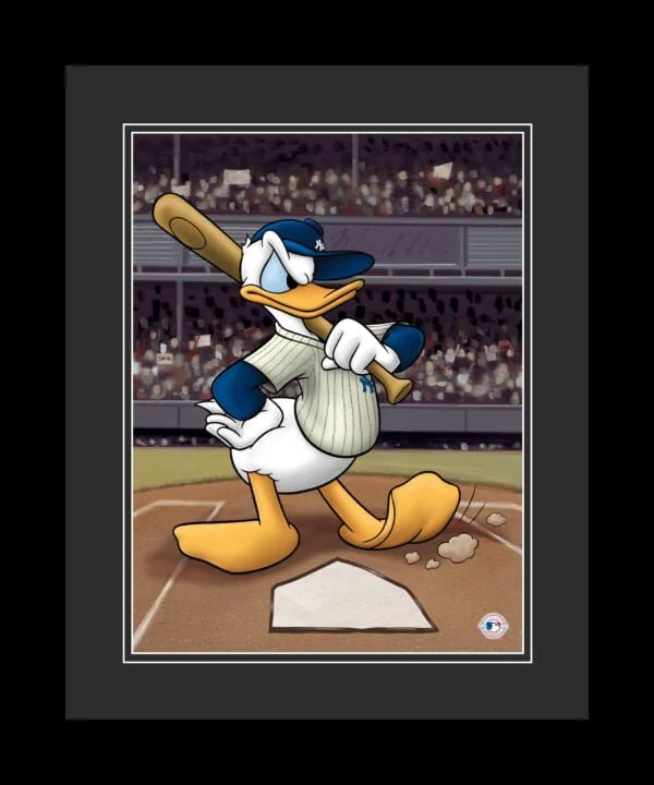 Mickey Mouse - Framed New York Yankees Giclee - Classic Moments